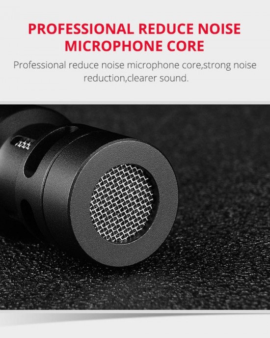 YELANGU MIC10 YLG9920A Professional Interview Condenser Video Shotgun Microphone with 3 5mm Audio Cable for DSLR DV Camcorder Black YELANGU MIC10 YLG9920A Professional Interview Condenser Video Shotgun Microphone with 3 5mm Audio Cable for DSLR DV Camcorder Black
