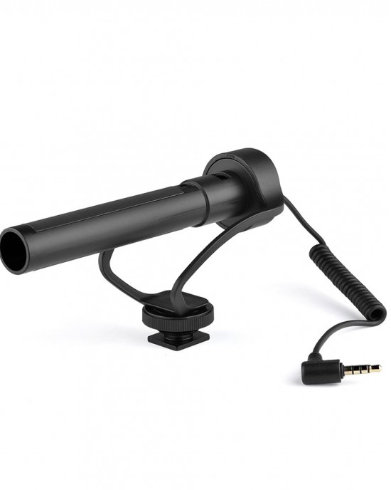YELANGU MIC08 Video Shotgun Microphone with 3 5mm Audio Cable for DSLR DV Camcorder Black YELANGU MIC08 Video Shotgun Microphone with 3 5mm Audio Cable for DSLR DV Camcorder Black