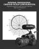YELANGU MIC08 Video Shotgun Microphone with 3 5mm Audio Cable for DSLR DV Camcorder Black YELANGU MIC08 Video Shotgun Microphone with 3 5mm Audio Cable for DSLR DV Camcorder Black