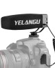 YELANG MIC09 Shotgun Gain Condenser Broadcast Microphone with Windshield for Canon Nikon Sony DSLR Cameras Smartphones Black YELANG MIC09 Shotgun Gain Condenser Broadcast Microphone with Windshield for Canon Nikon Sony DSLR Cameras Smartphones Black