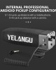 YELANG MIC09 Shotgun Gain Condenser Broadcast Microphone with Windshield for Canon Nikon Sony DSLR Cameras Smartphones Black YELANG MIC09 Shotgun Gain Condenser Broadcast Microphone with Windshield for Canon Nikon Sony DSLR Cameras Smartphones Black